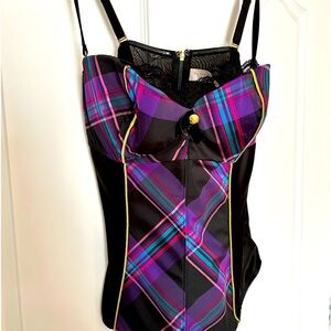 💥 Stylish Stunning Vintage Victoria’s Secret Multi Colour Corset - Never Worn💥